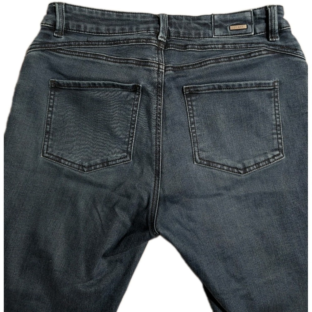 prAna Buxton Jeans Womens 4/27 Blue Straight Leg Button Fly Stretch Denim - Picture 9 of 10